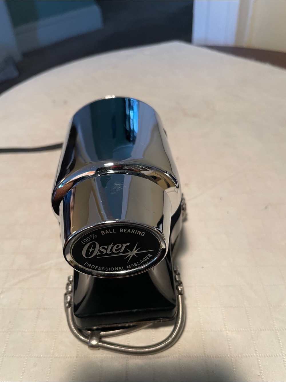 Oster Chrome and Black Professional Massager
